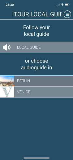 itour LocalGuide Screen 2