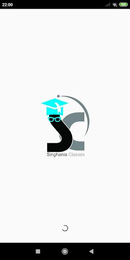 Android application Singhania Classes screenshort