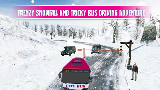 Pink Lady Snow Bus City Driver 3D 1.1 screenshots 3