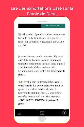 Message du Jour Screen 2
