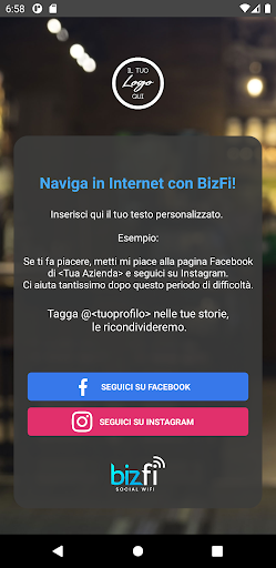 BizFi Screen 2