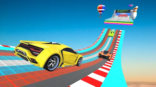 Mega Ramp Sky Drive Stunt Game