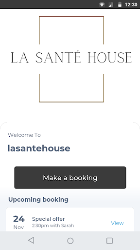 Android application lasantehouse screenshort
