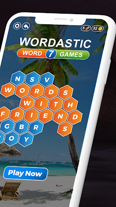Wordastic: 7 Word Puzzle Gamesのおすすめ画像2