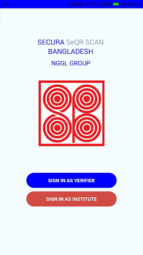 Android application SECURA SeQR Scan screenshort