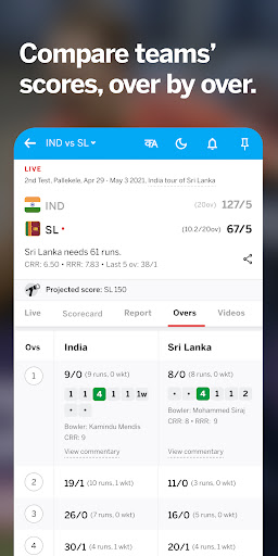 Cricinfo live cricket streaming sale