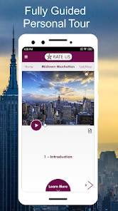 Captura de Pantalla 1 NYC Manhattan Audio Tour Guide android