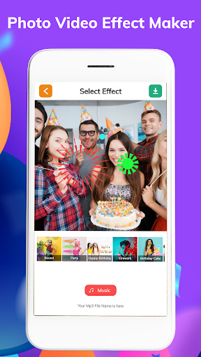 Birthday Video Effect Maker -  Screenshot 3 - AppWisp.com