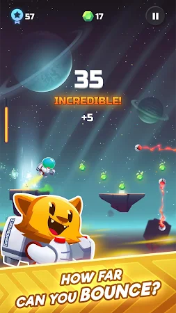 Game screenshot Cosmo Bounce - The craziest sp mod apk