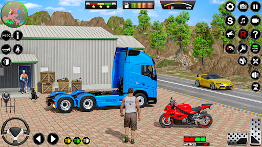 Android application City Truck Driver Game 3D screenshort