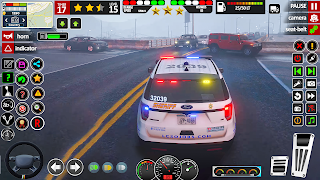 Police car Chase Game Offline - Screenshot 1