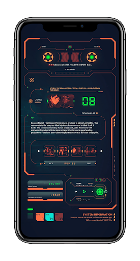 Hacker theme for KLWP Screen 3