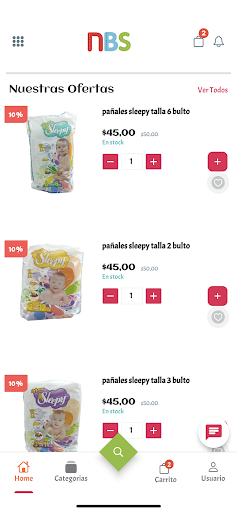 NBS Baby Store Screen 3