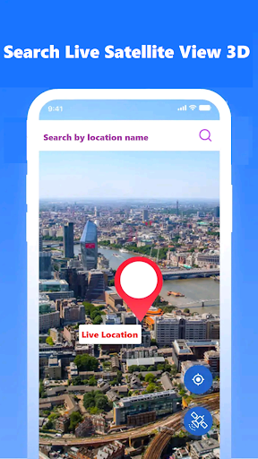 Live Earth Map & Route Planner Screen 3