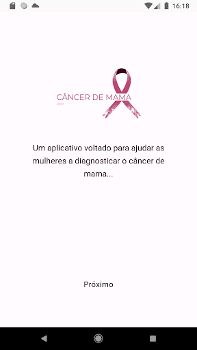 Android application Câncer de Mama App screenshort