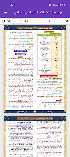 مرشحات الاسلامية السادس اعدادي