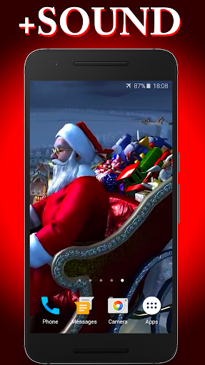 Santa Claus 3D Live Wallpaper