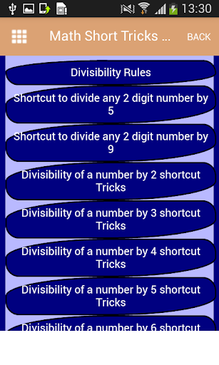 Mathematics Tricks मैथ ट्रिक्स Screen 2