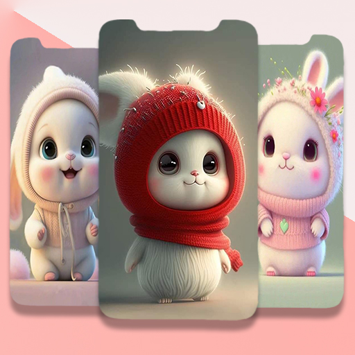 Cute Rabbit  Cartoon Wallpaper Download on Windows