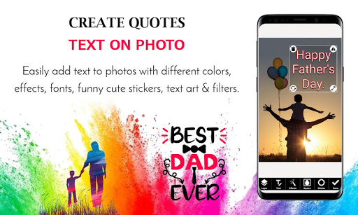 Android application TheQuoteCreator Write on Photo screenshort