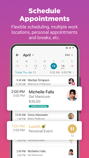 Screenshot of Masters Pro: Scheduling App