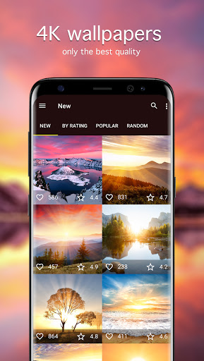 Screenshot of Sunrise Wallpapers PRO
