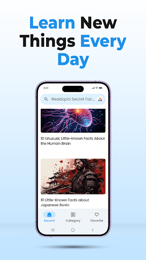 Readopia  Random Facts, daily screenshot 2