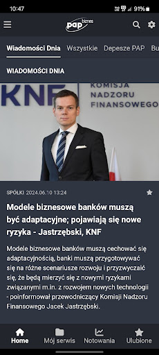 Android application PAP Biznes screenshort