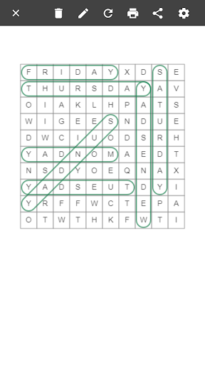 Word Search Maker Screen 3