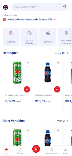 Android application Taquaral Supermercado screenshort