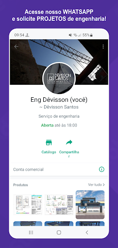 Android application Projeto Arquitetônico Online screenshort