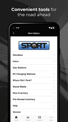 Sports Automotive MVP Program Screen 3