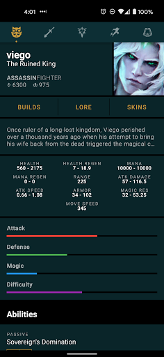 Code Triche Builds for League of Legends - LoL Catalyst APK MOD 4