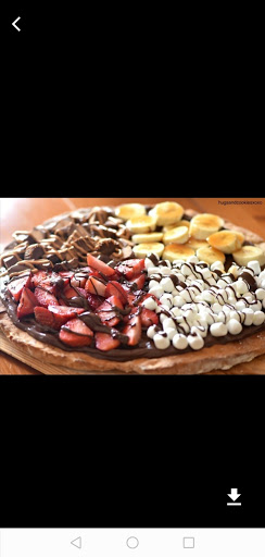 بيتزا الشوكولاتة