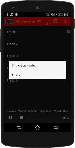 Acoustic Blues Music Radio Screen 2