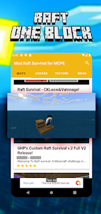 Mod Raft Survival for MCPE - O