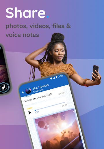 Ayoba APK – All-in-one instant messaging app poster-5