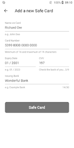 SafeCard - Your cards anywhere Unknown