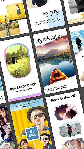 Android application Story Maker for Status screenshort