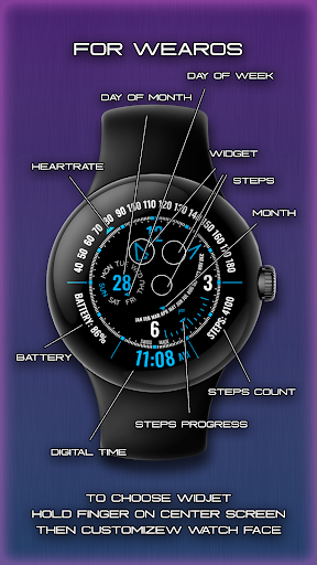 ASYMMETRICAL MINIMAL WATCHFACE Screen 3