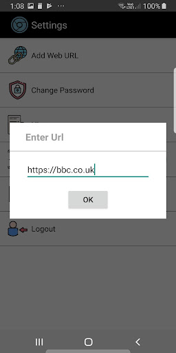 Tabnova Browser KIOSK Screen 3