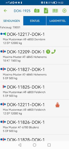 Android application lbase Driver screenshort