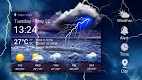 screenshot of Real-time weather forecasts