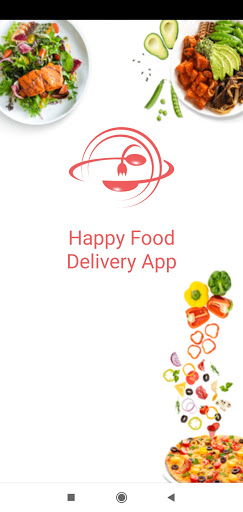 Android application HappyFood Delivery screenshort
