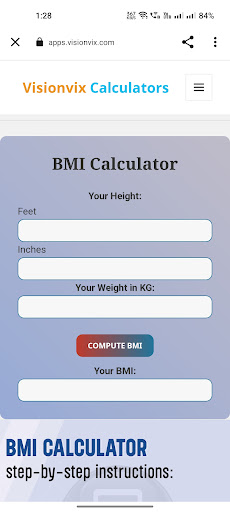 Visionvix Calculators Screen 3