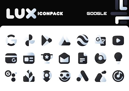 LuX Black Icon Pack APK (Patched/Full) 4
