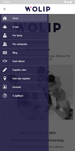 Android application Wolip screenshort