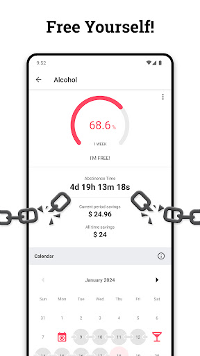 Quitzilla: Bad Habit Tracker Screen 2