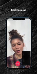Screenshot 1 Zendaya fake video call & chat android