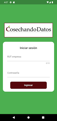 Android application CD Cosecha screenshort